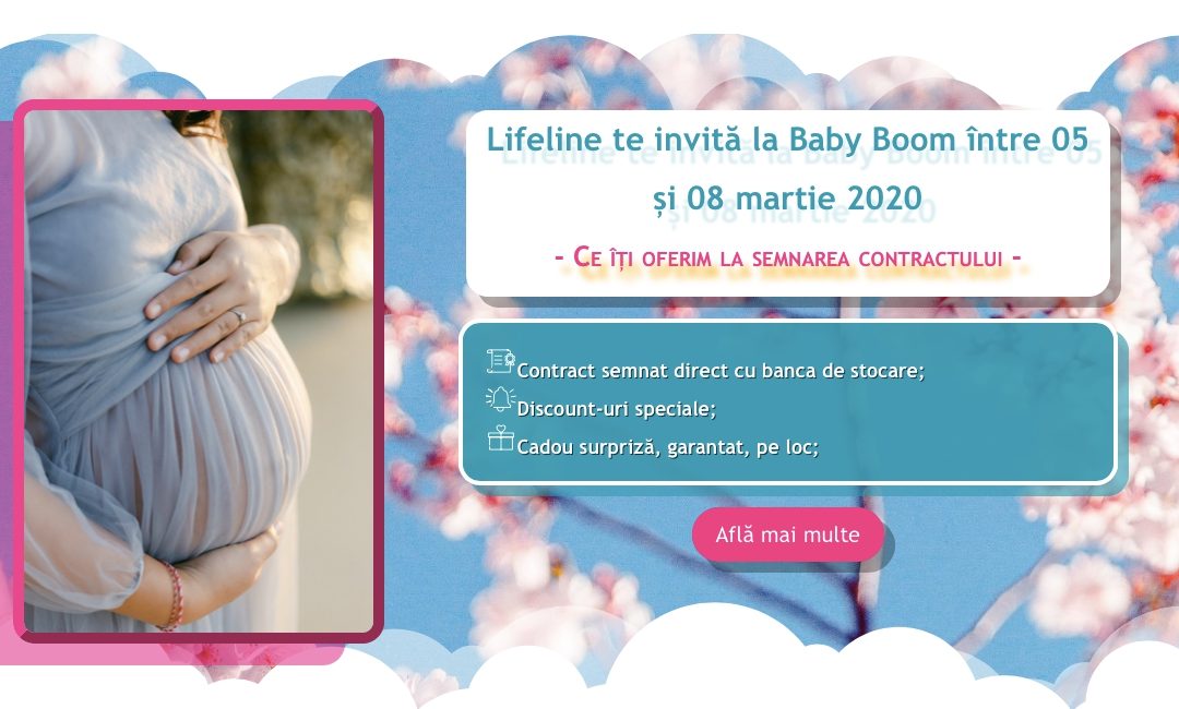 Lifeline vă așteaptă la Baby Boom Show 2020 – Ediția de Primvăvară –