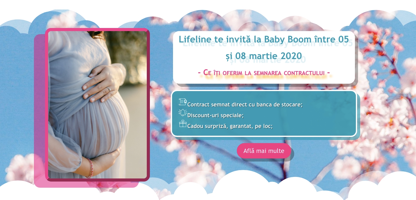 Lifeline vă așteaptă la Baby Boom Show 2020 – Ediția de Primvăvară –