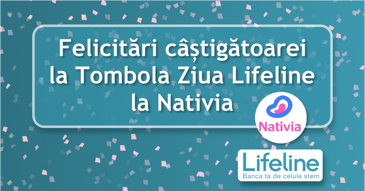 Felicitări câștigătoarei la Tombola Ziua Lifeline la Nativia