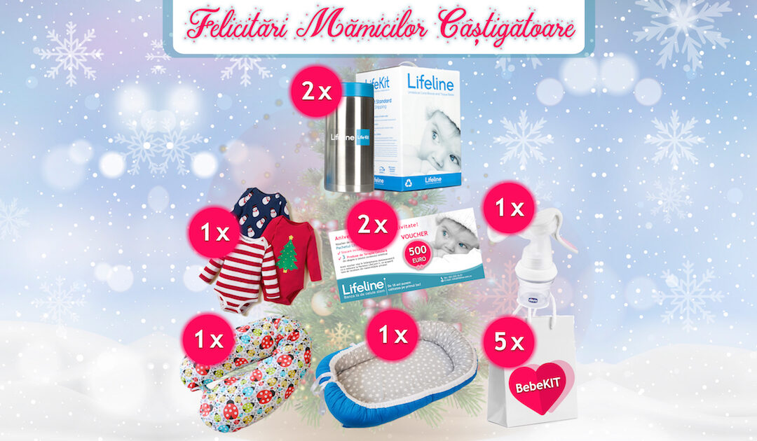 Mămici câștigătoare la Tombola Lifeline de Sărbători