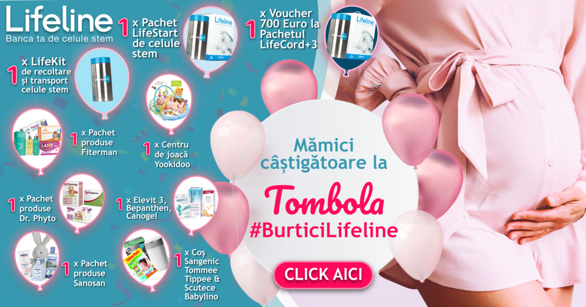 Mămică câștigătoare la Tombola #BurticiLifeline Lifeline